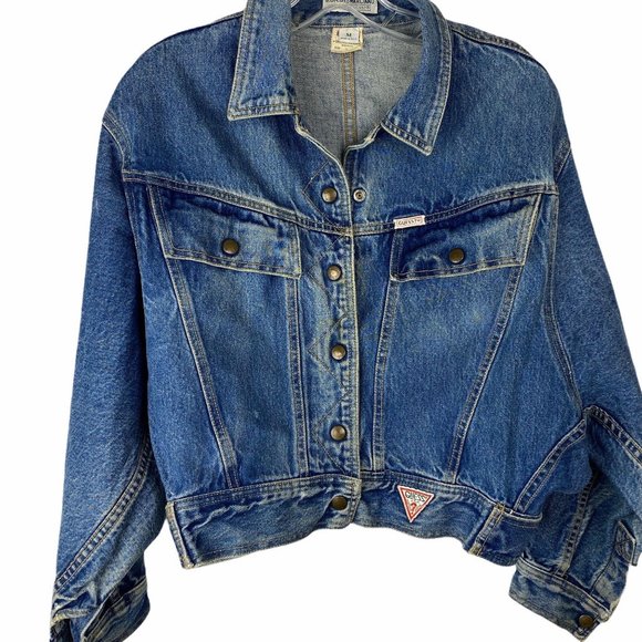 Guess Vintage Women’s Denim Jean Jacket #GuessJack - Picture 3 of 5